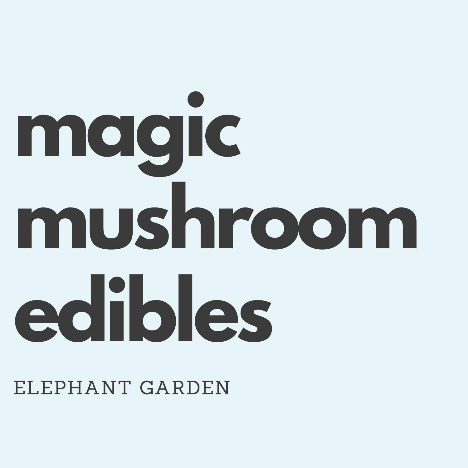 Buy Magic Mushrooms Edibles at Elephant Garden Online Weed Dispensary & Online Pot Shop