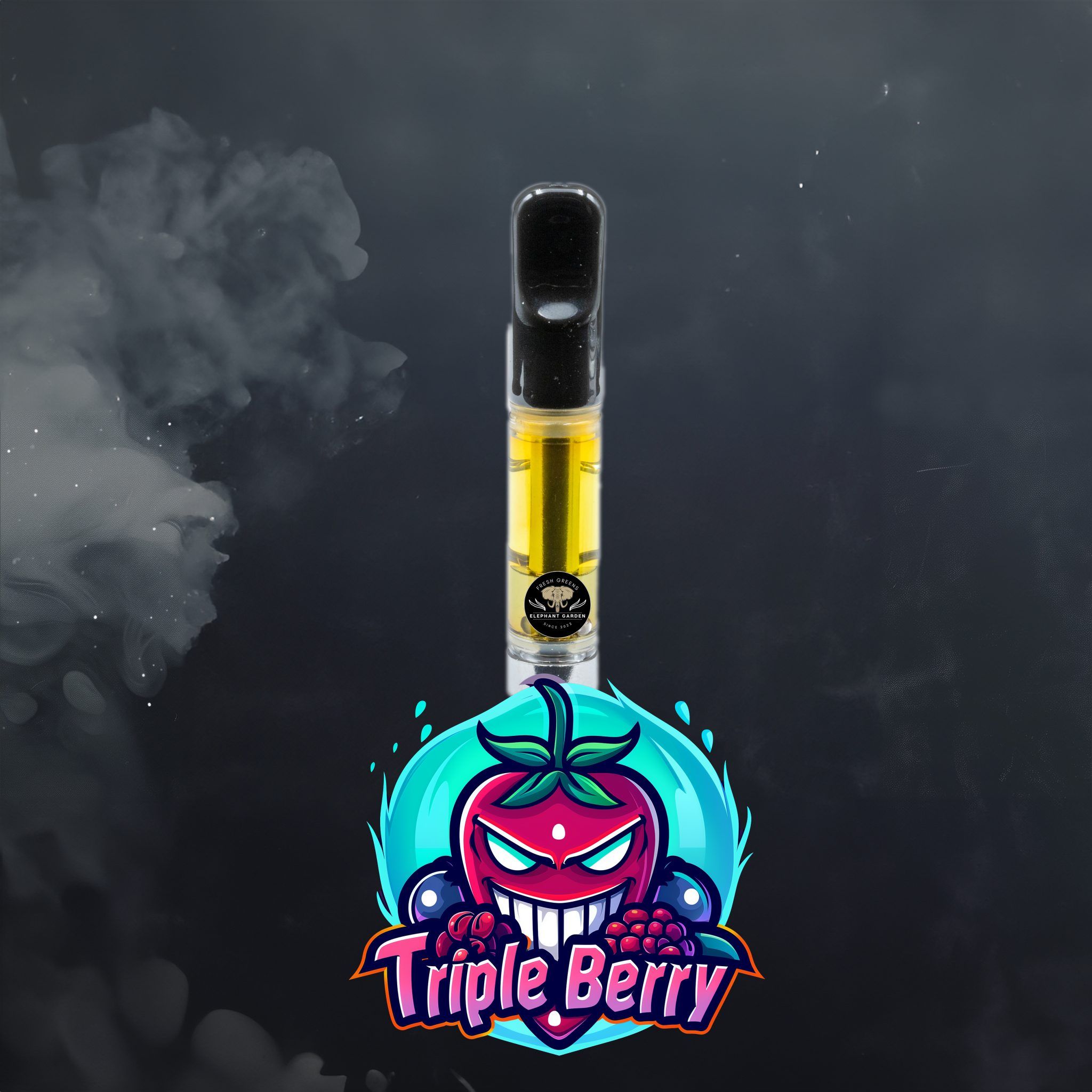 Buy Triple Berry Vape at Elephant Garden Co Weed Dispensary Burn Test 5 21 2024 2