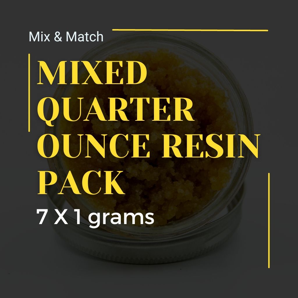 Mixed Quarter Ounce Resin Pack At Elephant Garden Co Weed Dispensary