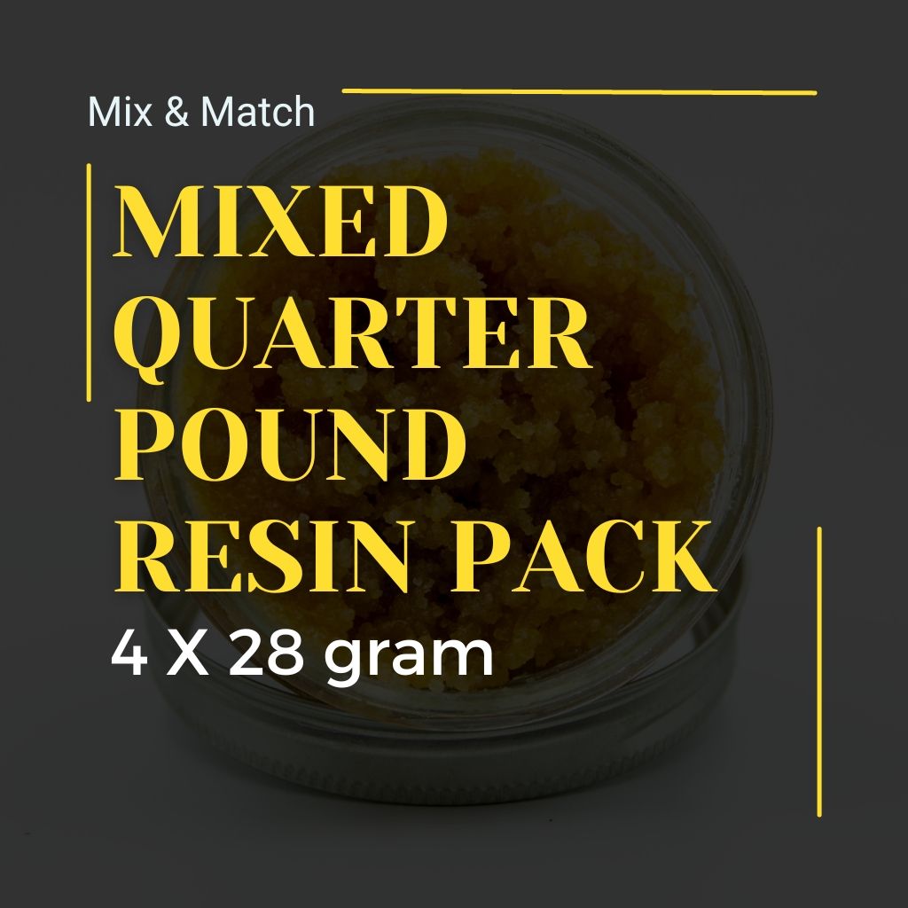 Mixed Quarter Pound Resin at Elephant Garden Co Weed Dispensary