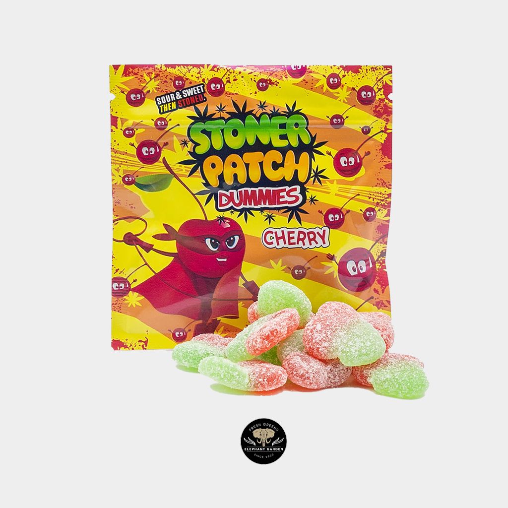 Buy Sour patch Dummies Cherry Edibles at Elephant Garden Co Weed Dispensary Canada