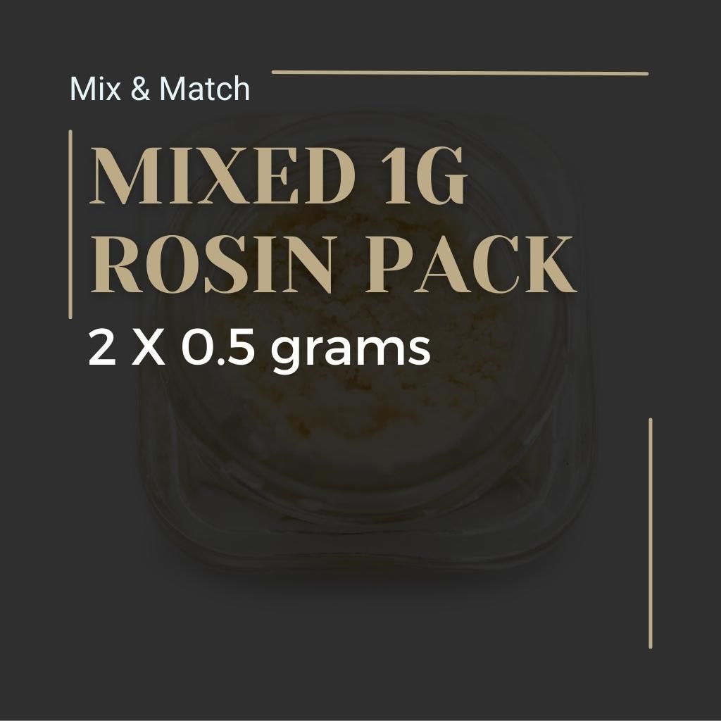 Mixed 1g Live Hash Rosin Pack - (2 x 0.5g)