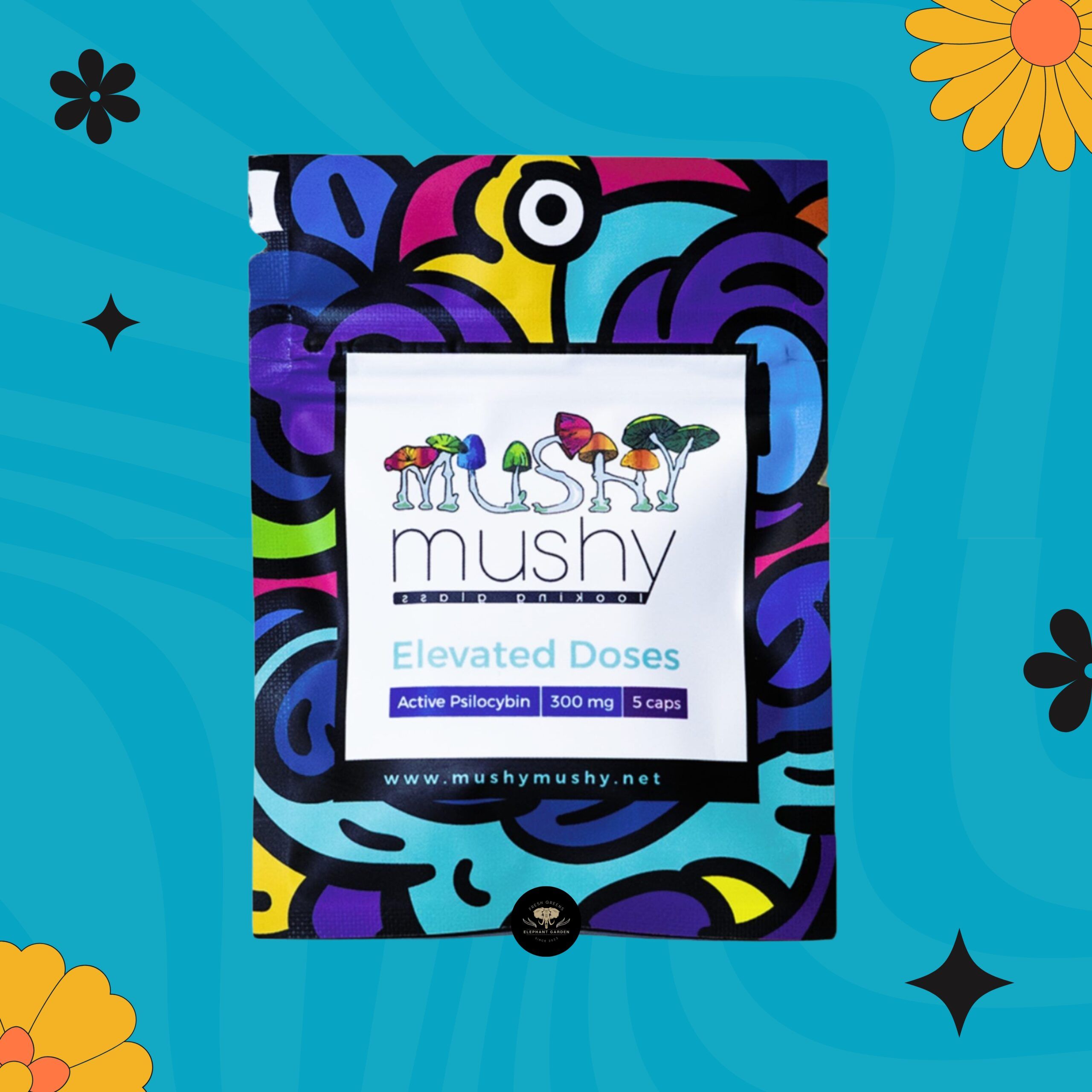 Mushy Mushy - Elevated Microdose Pack - (10 x 1500mg) - Image 2