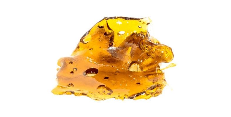 Shatter is a high-THC cannabis concentrate with a brittle, glasslike appearance or consistency.   It's made from a combination of cannabis plant material and a solvent.