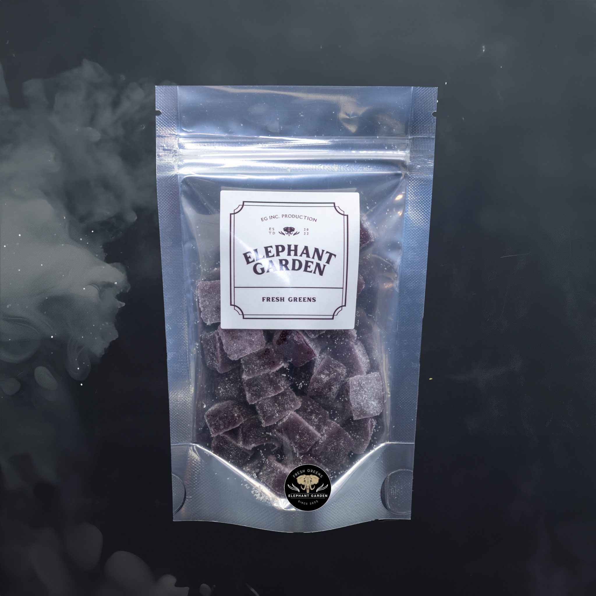 Buy Very Berry Bulk Edibles at Elephant Garden Co Weed Dispensary Burn Test 2 22 2024 2