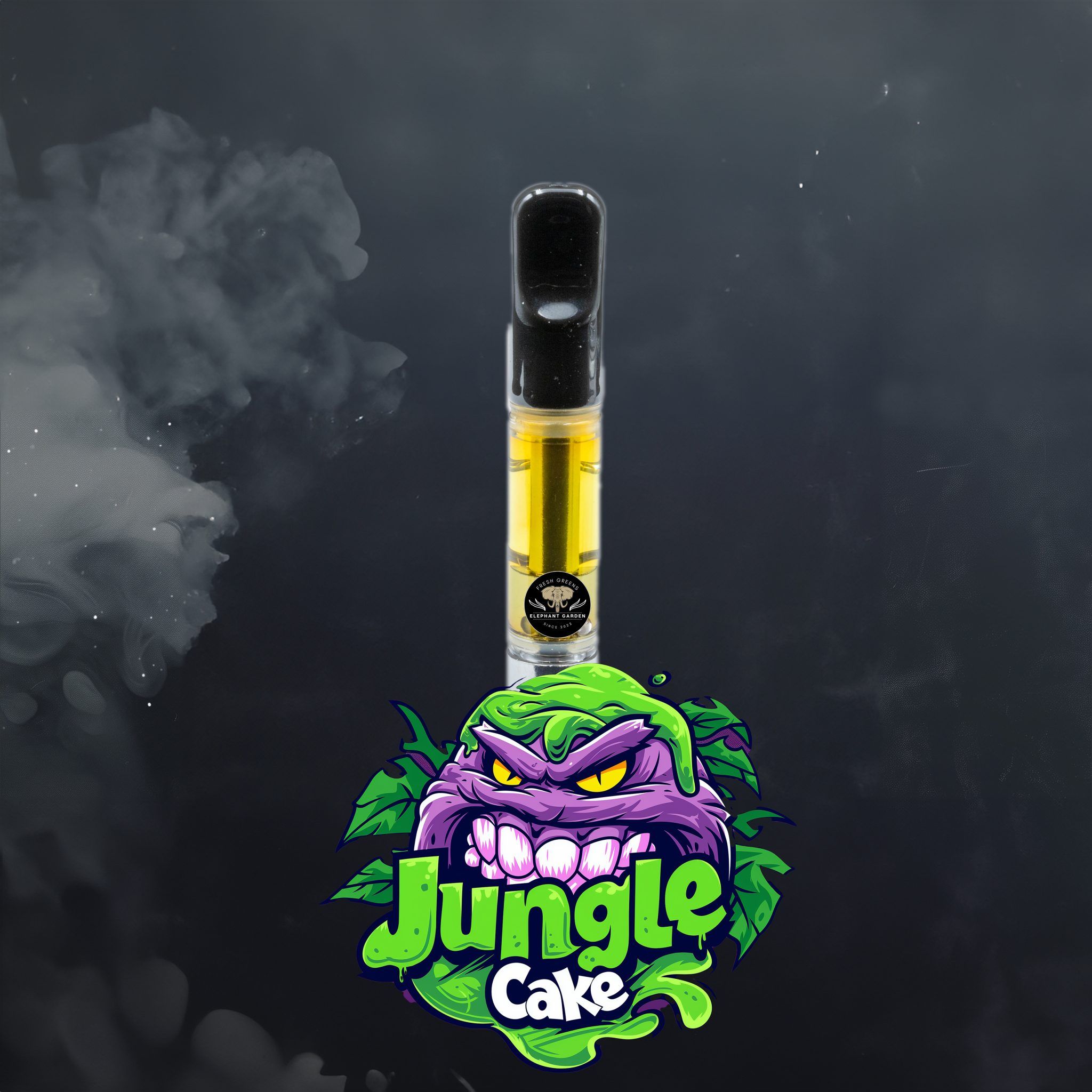 Buy Jungle Cake Vape at Elephant Garden Co Weed Dispensary Burn Test 5 21 2024 2