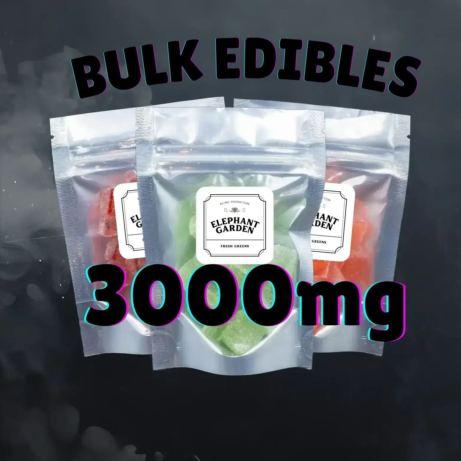 3000mg THC Bulk Edibles 30 Pack (100mg dose)