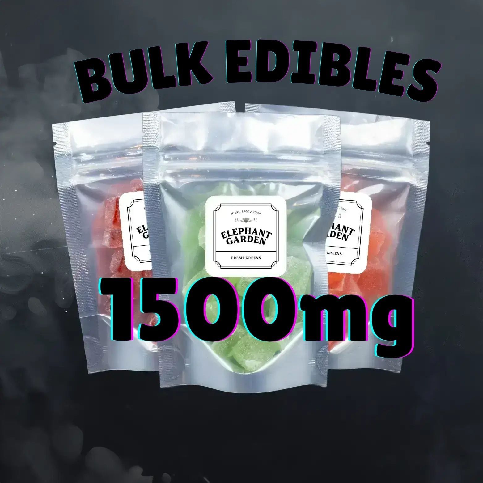 1500mg THC Bulk Edibles 50 Pack (30mg dose)
