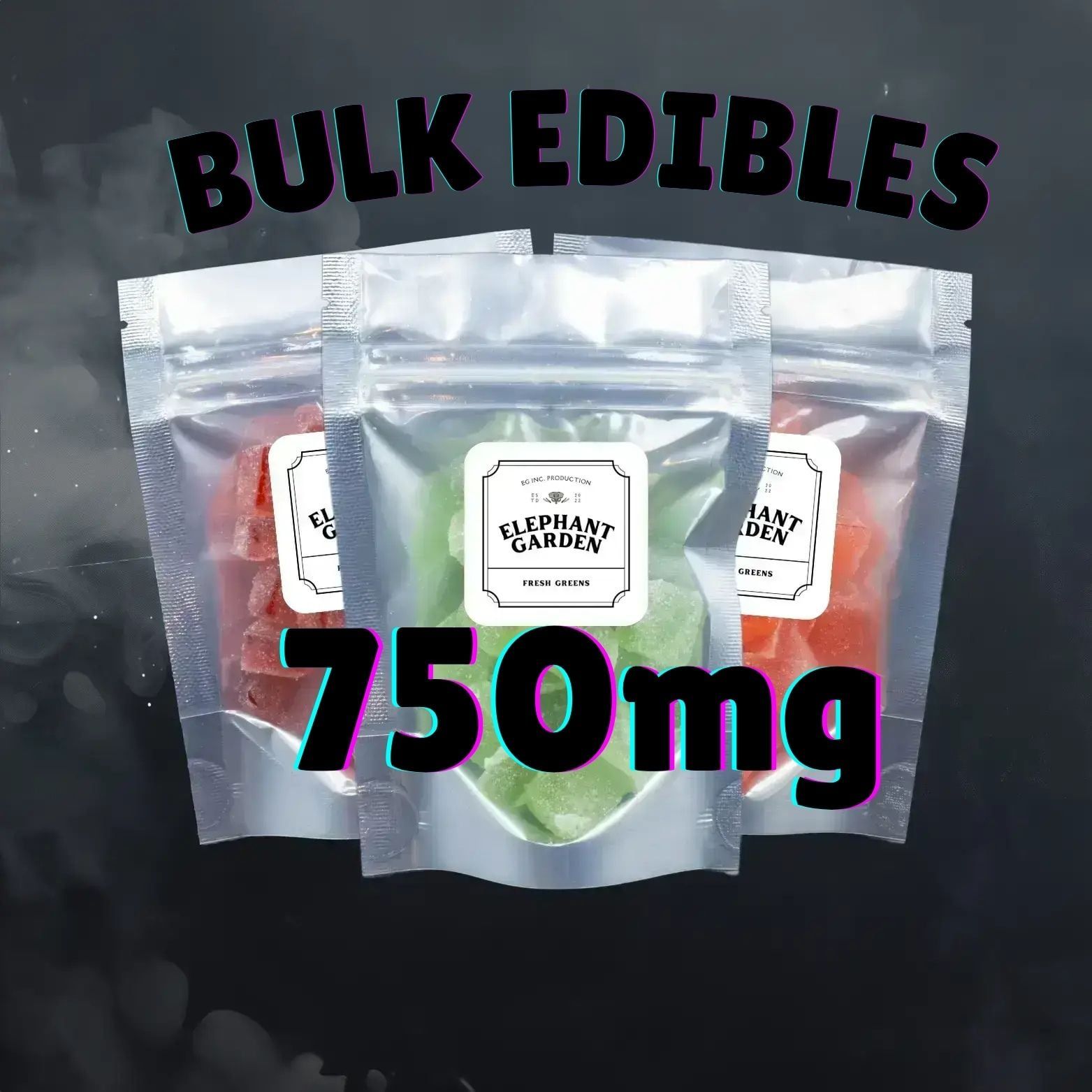 750mg THC Bulk Edibles 25 Pack (30mg dose)