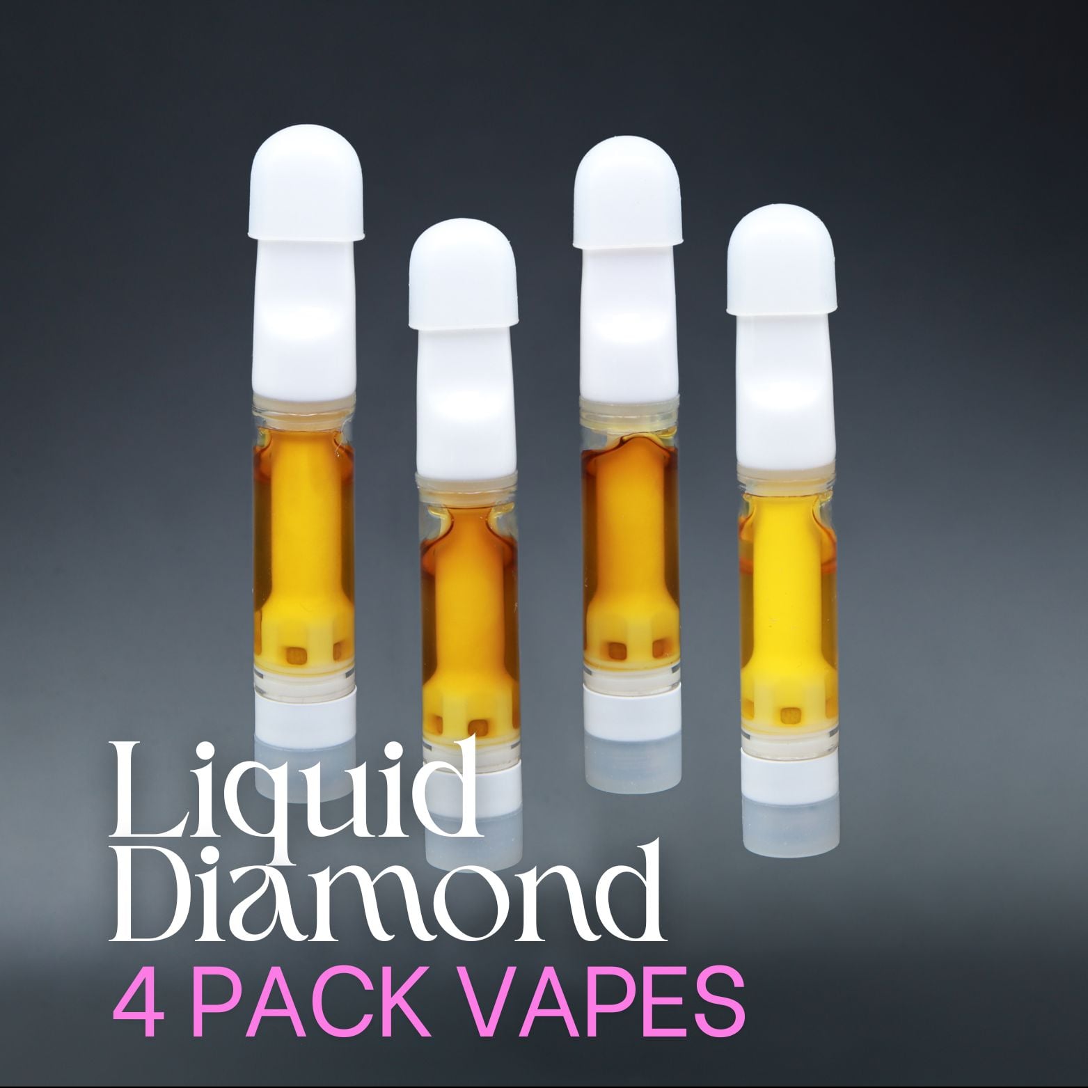 4 pack of liquid diamond vapes from Elephant Garden