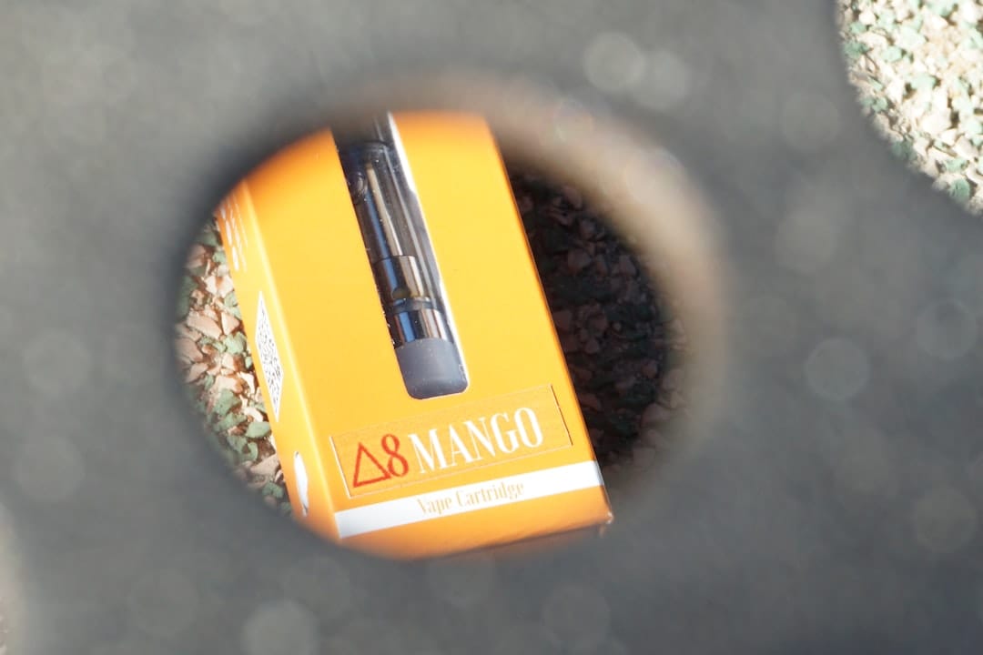 THC vape cartridge in branded yellow packaging available to buy online in Canada