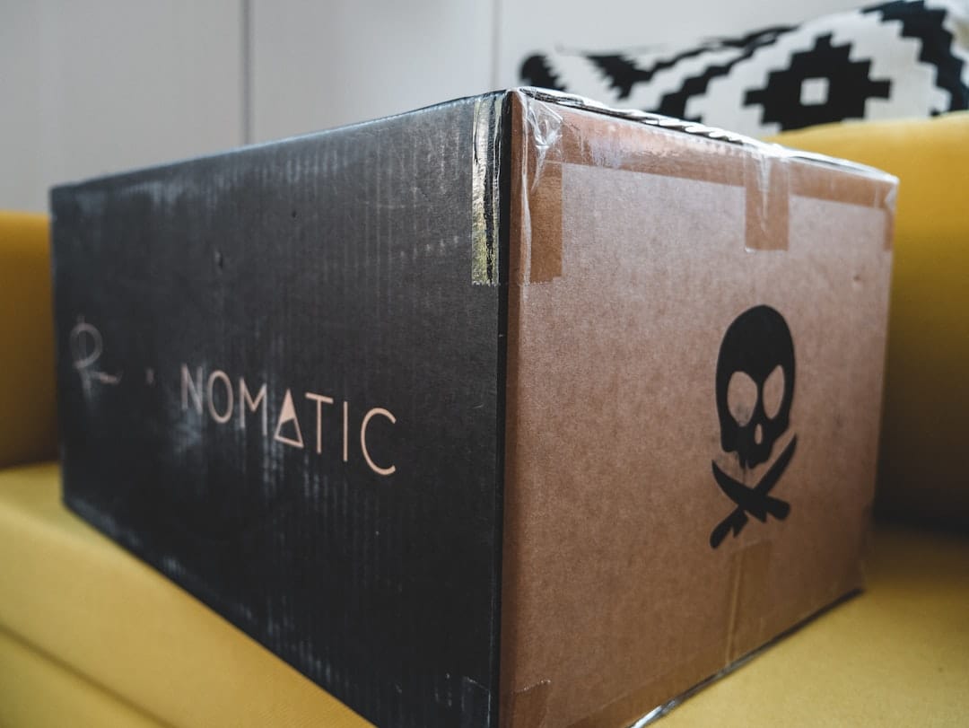 Cardboard delivery package for cannabis shipping via Canada Post to Hay River Northwest Territories