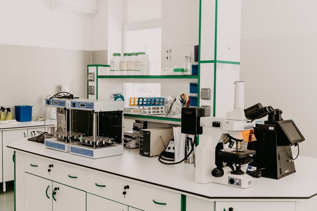 Science laboratory equipment used in cannabinoid research and cannabis analysis