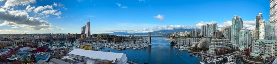 Vancouver harbour skyline representing Canadas oversaturated cannabis retail market