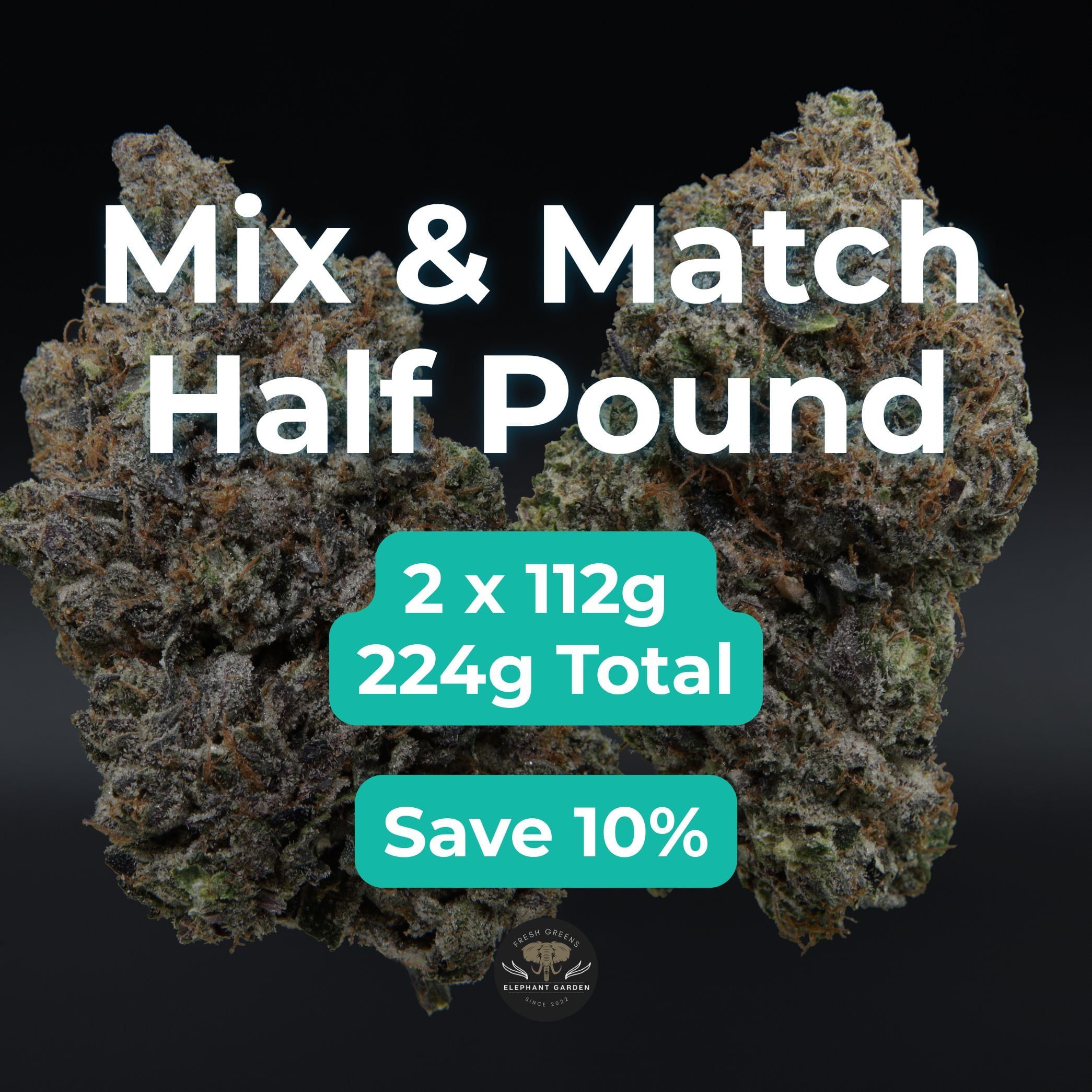 Mix & Match Half Pound Elephant Garden