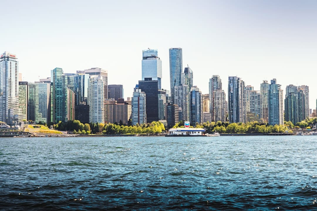 Vancouver BC skyline across the water, representing the BC cannabis market growth in 2026
