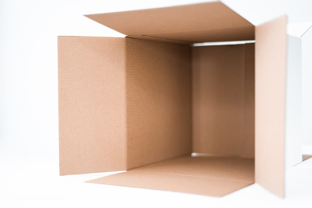 Plain brown cardboard parcel representing discreet cannabis delivery to Charlottetown PEI