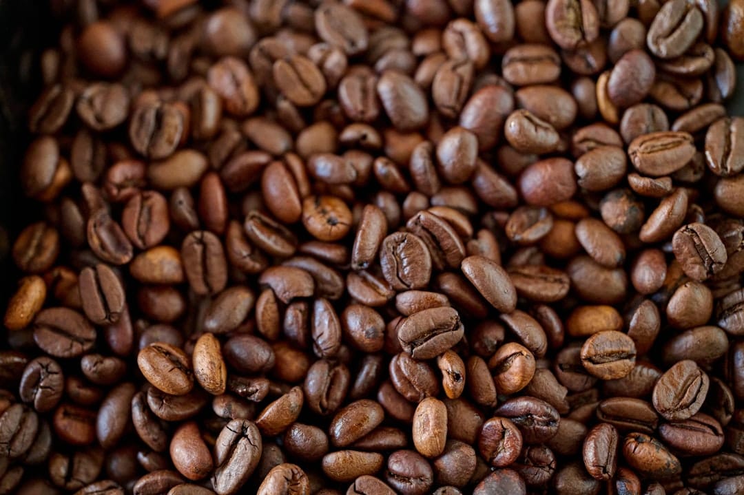 Roasted coffee beans illustrating the coffee and earthy aromas typical of Bubba OG strain