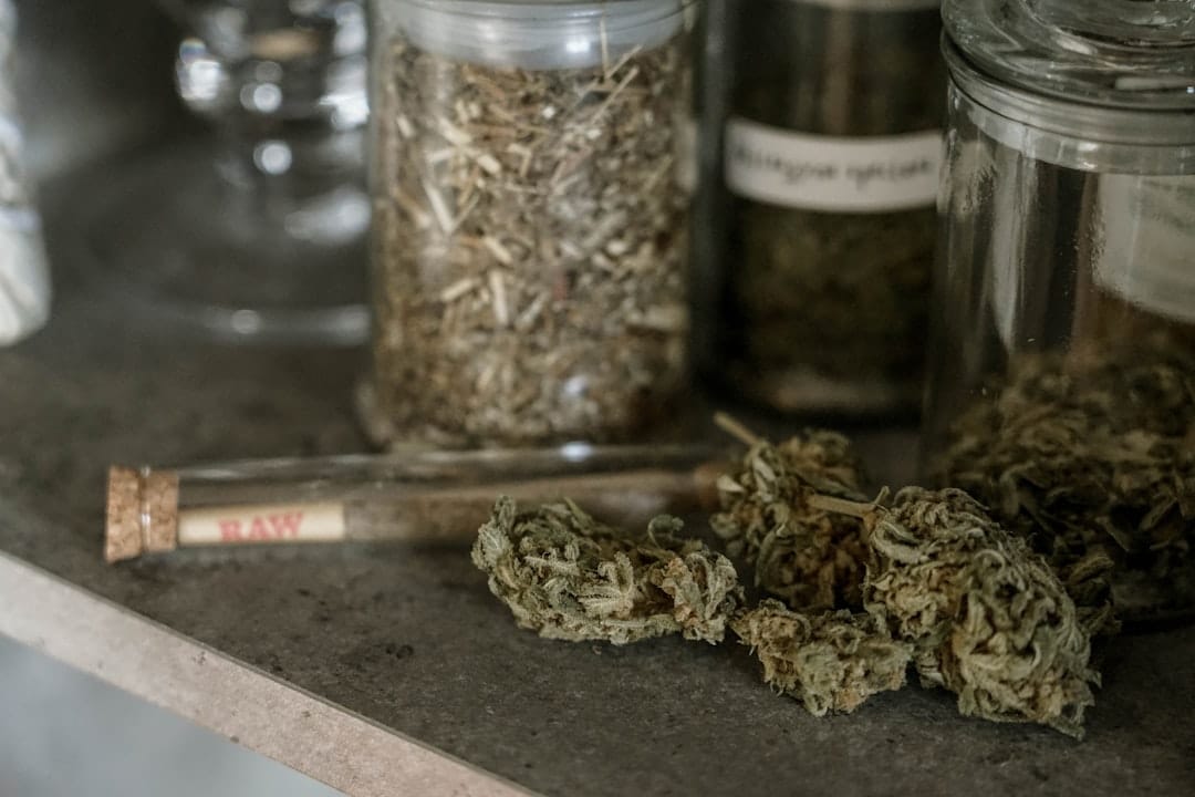 Close-up of premium BC craft cannabis flower available for delivery to Charlottetown PEI