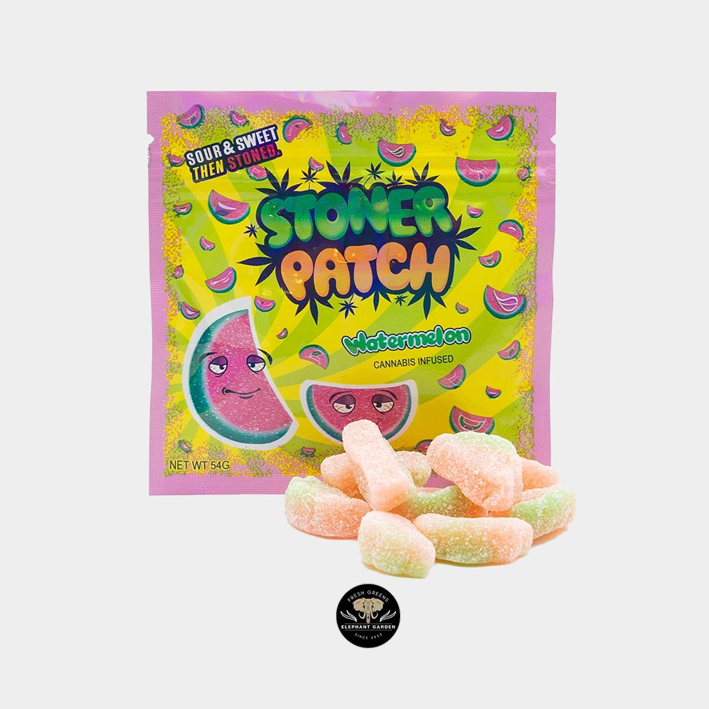 Buy Sour patch Dummies Watermelon Edibles at Elephant Garden Co Weed Dispensary Canada 3