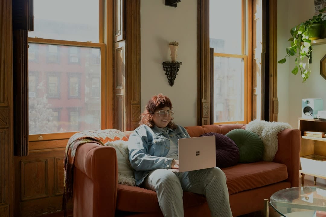 Customer ordering cannabis online from the comfort of home