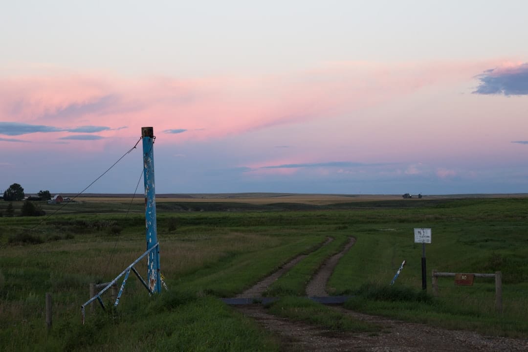 Open prairie field in Alberta representing cannabis delivery to Grande Prairie