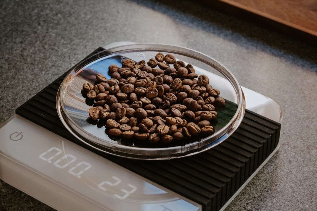 Precision digital scale used for accurately measuring small doses