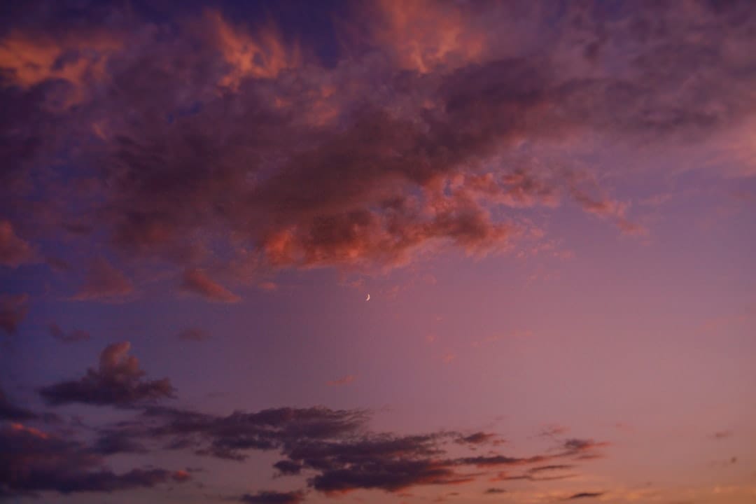 Pink and orange sunset sky representing Sunset Sherbert strain colours