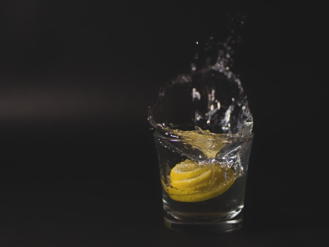 Cold sparkling beverage in a glass — wellness alternative to alcohol