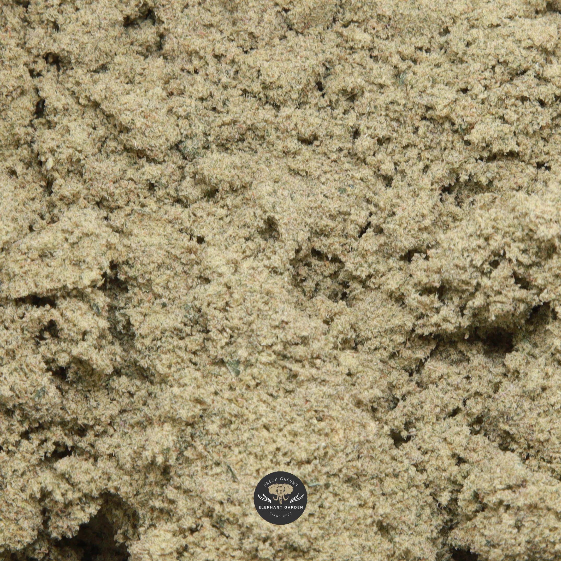 Pink Rockstar Kief indica kief concentrate, close-up product photo