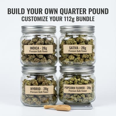 Mix & Match Ounce Flower Bundle - 4 x 28g (112g)