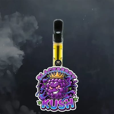 Blackberry Kush vape cartridge from Elephant Garden