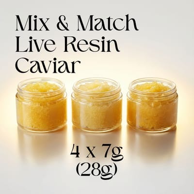 Mix & Match Live Resin Caviar - 4 x 7g (28g)