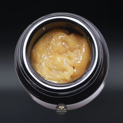 Blue Zushi Live Hash Rosin live hash rosin concentrate — close-up product photo