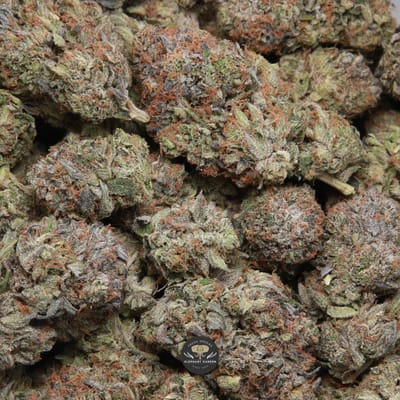 Kings Kush indica flower — packaged bag