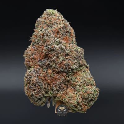 Triangle Kush indica flower: close-up product photo of AAA+ buds