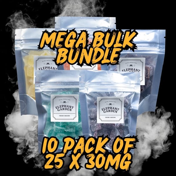 Mega Bulk Bundle 10 Pack of 750mg