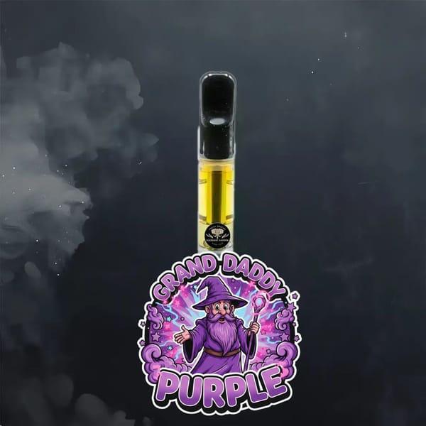 Grand Daddy Purple vape cartridge from Elephant Garden