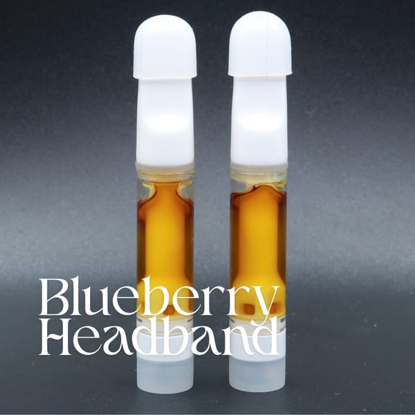 Blueberry Headband Liquid Diamonds Vape Cartridge from Elephant Garden