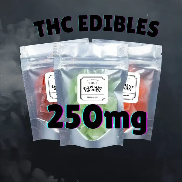 Premium 10mg THC edibles in a 25-pack (250mg total) from Elephant Garden