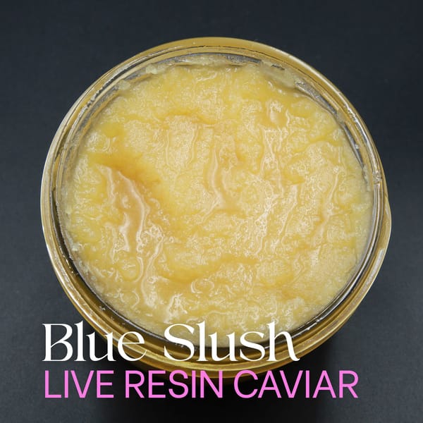 Blue Slush live resin caviar from Elephant Garden Co