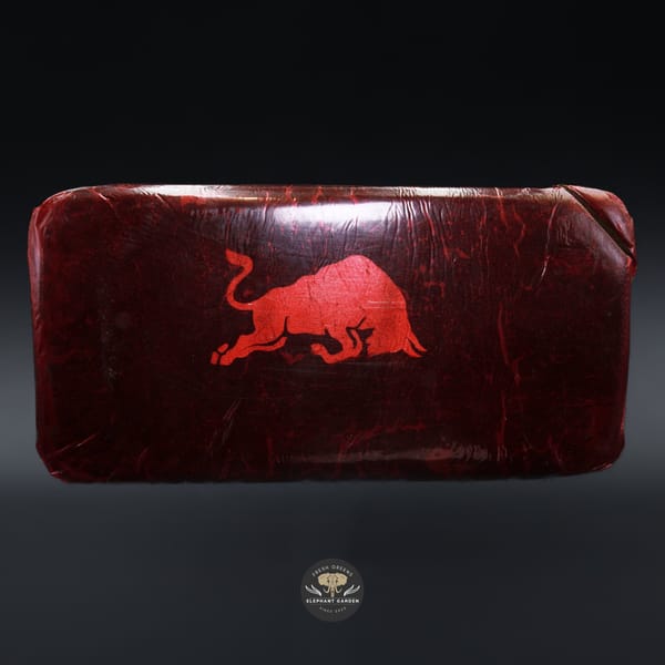 Brick of Redbull hash from Elephant Garden co.