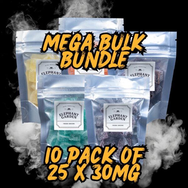 Mega Bulk Bundle 10 Pack of 750mg
