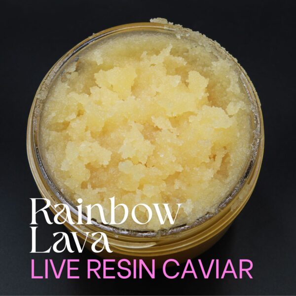 Rainbow Lava live resin caviar from Elephant Garden in Canada