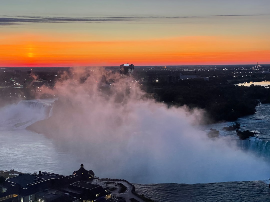Scenic view of Niagara Falls in the Niagara Region near St. Catharines Ontario
