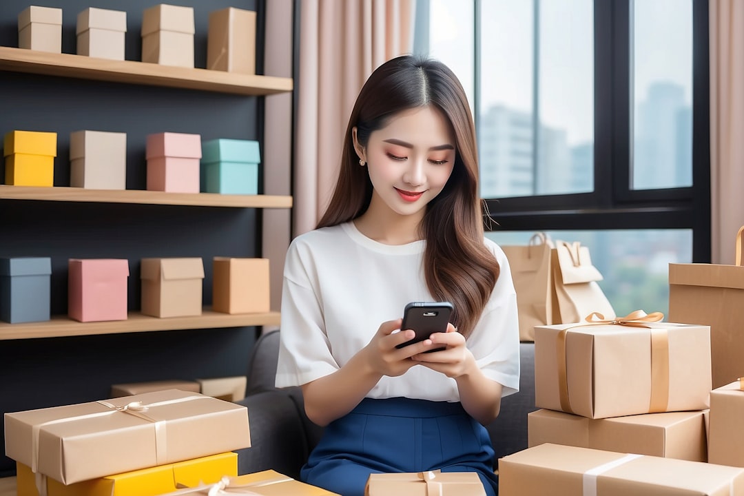 Shopping for cannabis online from home on a smartphone for convenient delivery in Canada